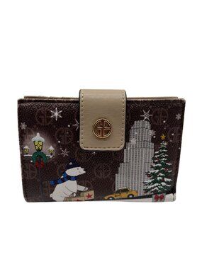 Giani Bernini Brown Polar Bear Wallet